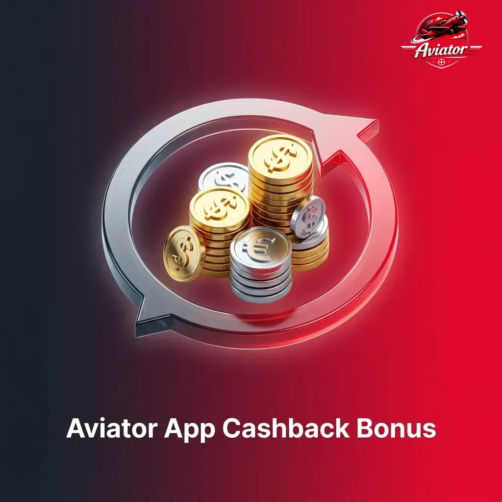 Aviator App cashback bonus returning 5–20% of net losses as bonus funds to soften losing streaks