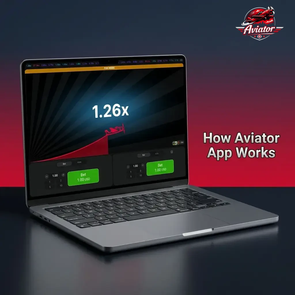 Aviator app gameplay showing plane takeoff, rising multiplier, and cash-out button in a provably fair betting round
