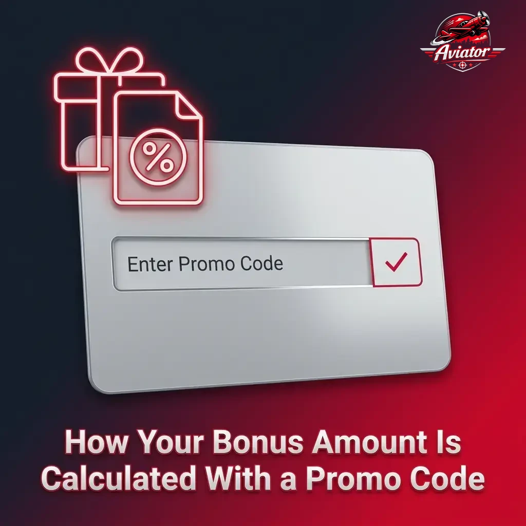 Casino bonus calculation with promo code showing percentage match and maximum cap limits for Aviator App deposits in India
