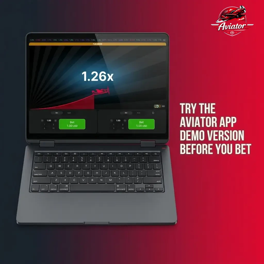 Aviator App demo version interface on mobile, ideal for Indian players to practise strategy before betting real money