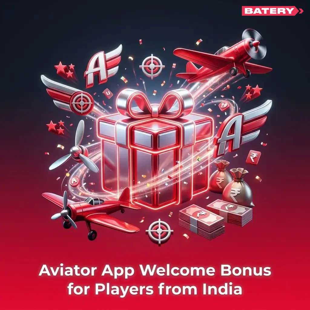 Batery Aviator App welcome bonus India up to ₹1,50,000 and 430 free spins for new players