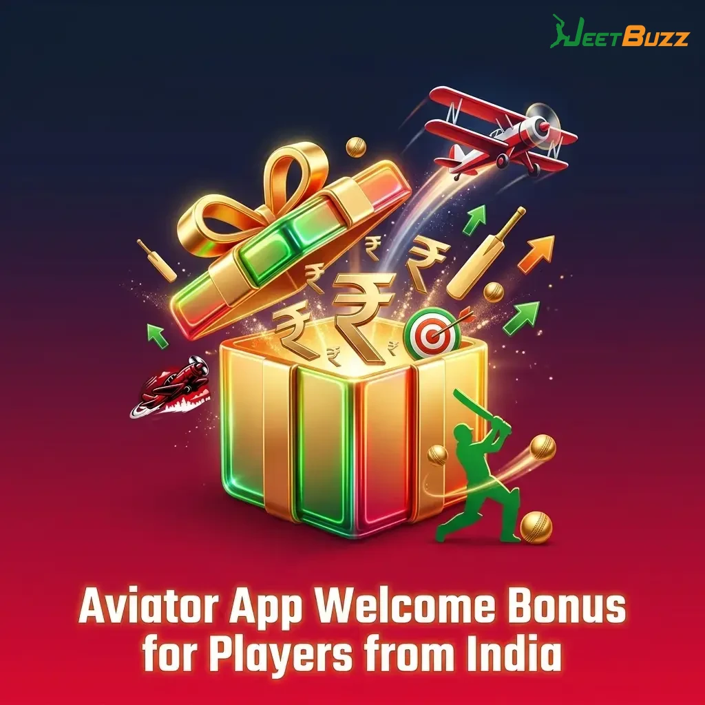 Jeetbuzz Aviator App welcome bonus up to 100% for new players in India on first deposit via UPI or Paytm