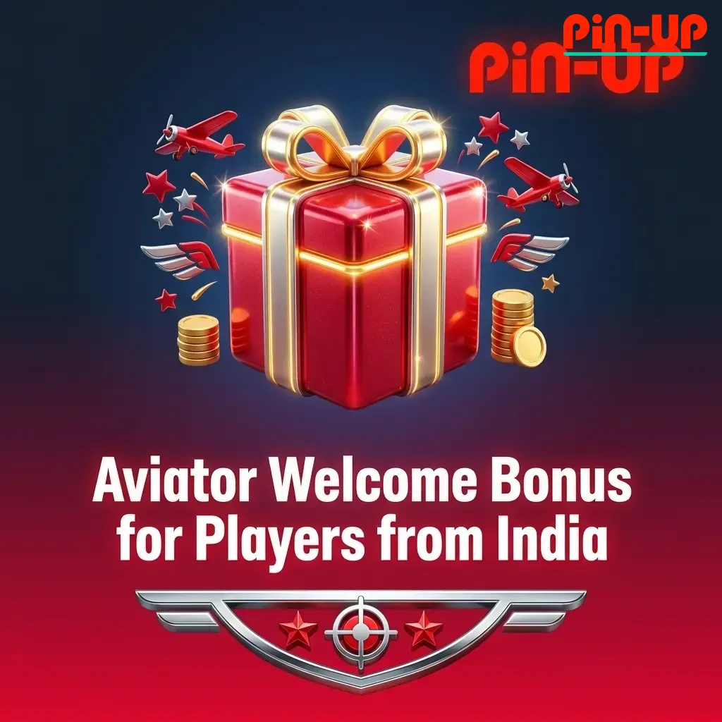 Pin-Up Aviator welcome bonus India up to 4,50,000 INR plus 250 Free Spins on first deposit of 300 INR