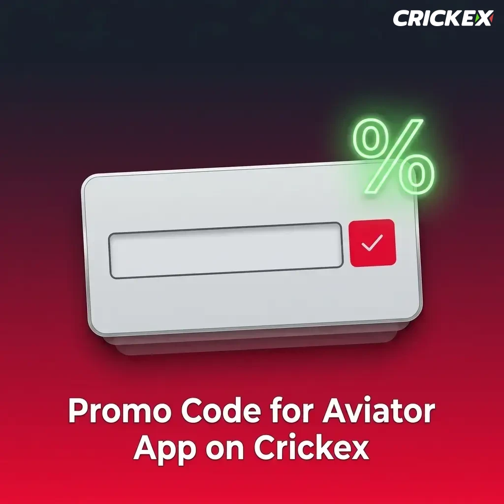 Crickex promo code CRICKEX100 entry field in Aviator App during registration for bonus rewards