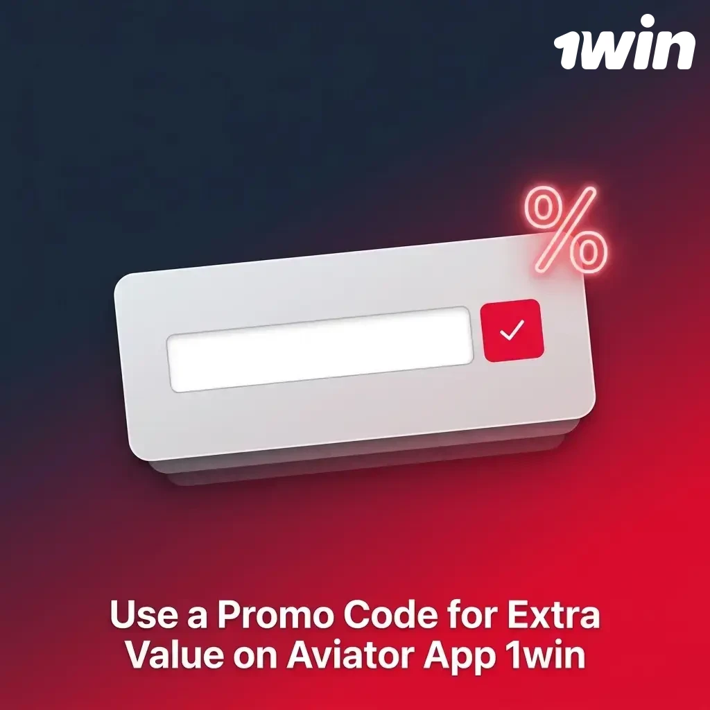1win Aviator app promo code 1WBONUS entry field during registration for first deposit bonus